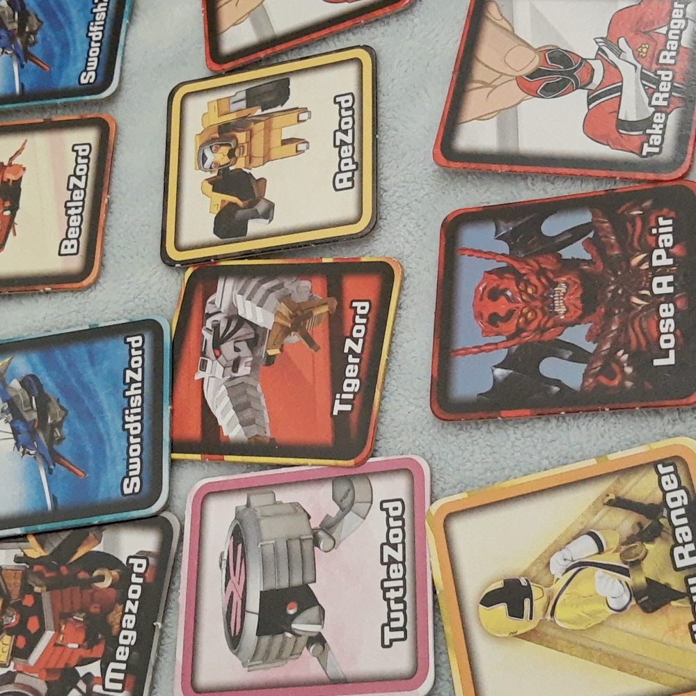 Power Rangers Super Samurai Make A Match Memory Game 2012 Collectible RARE - Picture 9 of 10